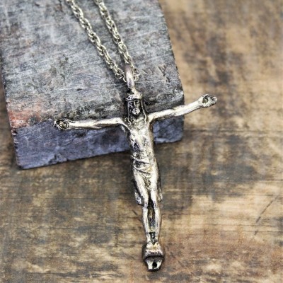 NK12116 - ANTIQUE CROSS CHAIN NECKLACE - 29"