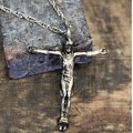NK12116 - ANTIQUE CROSS CHAIN NECKLACE - 29"