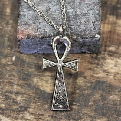 NK12141 - ANTIQUE CROSS CHAIN NECKLACE - 29"