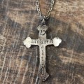 NK12142 - ANTIQUE CROSS CHAIN NECKLACE - 29"