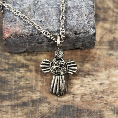 NK12114 - ANTIQUE CROSS CHAIN NECKLACE - 29"