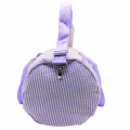9071S-PURPLE SEER SUCKER DUFFLE BAG