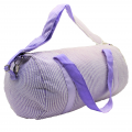 9071S-PURPLE SEER SUCKER DUFFLE BAG