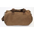 9168 - BROWN  CANVAS DUFFLE BAG