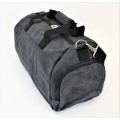 9168 - BLACK  CANVAS DUFFLE BAG