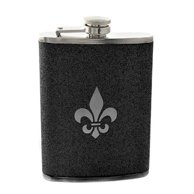 181099 - FDL BLACK GLITTER FLASK  8OZ.