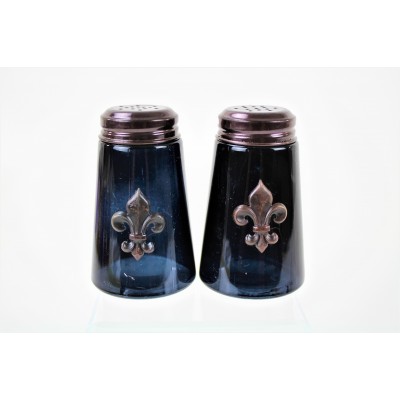 600020COP-BLK - 2PC. SALT-PEPPER SHAKER BLACK(COP)