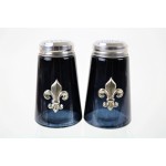 600020SIL-BLK - 2PC. SALT-PEPPER SHAKER BLACK(SIL.)