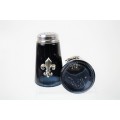 600020SIL-BLK - 2PC. SALT-PEPPER SHAKER BLACK(SIL.)