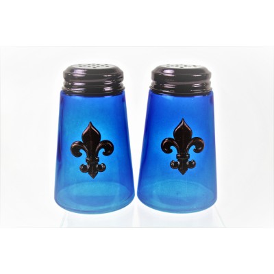 600020COP-BLUE - 2PC. SALT-PEPPER SHAKER BLUE(COP)