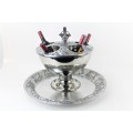 22863-GRAPE PUNCH BOWL COVER FOR WINE HOLDER ( PUNCH BOWL SOLD SEPARATE)