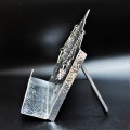 3537 - FDL COOK BOOK HOLDER W/ HAMMERED DESIGN