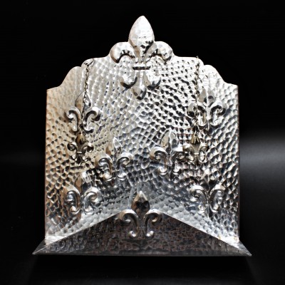 3537 - FDL COOK BOOK HOLDER W/ HAMMERED DESIGN