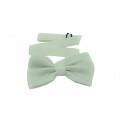 9001S/B-BURGUNDY SUSPENDER BOW TIE SET (WHITE)
