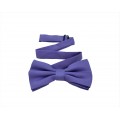 9001S/B-GRAY SUSPENDER BOW TIE SET (PURPLE)