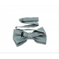 9001S/B-NAVY SUSPENDER BOW TIE SET (GRAY)