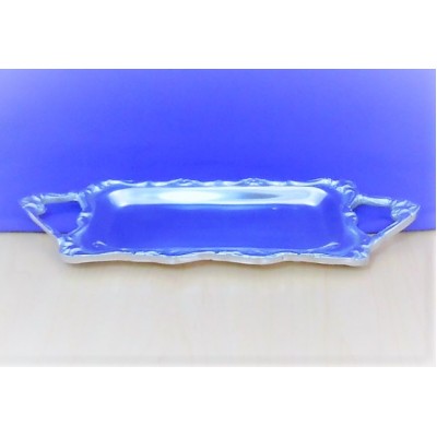 50978 - SMALL RECT. SWIRL TRAY W/ HANDLE