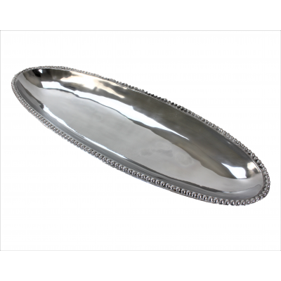 52379 - X-LARGE BEADED OVAL DISH