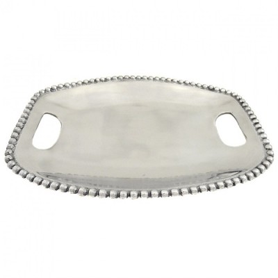 52320 - BEADED TRAY RECT. W/ CUT-OUT HANDLE 10.5" X 14"
