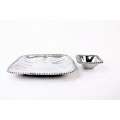 52410- BEADED SQUARE CHIP N' DIP 2PC SET