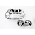 52152 - CHIP-N-DIP 3PC. SET BEADED DESIGN