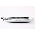 52508 - OVAL DENTED DESIGN TRAY W/CRABS