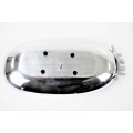 52508 - OVAL DENTED DESIGN TRAY W/CRABS