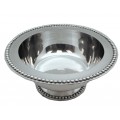 52554-LARGE BEADED PUNCH BOWL W/PEDESTAL