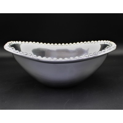 1258 - BOWL BEADED OVAL