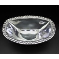 1259 - RECTANGULAR OVAL BEADED  BOWL