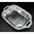 1274 - BEADED SQUARE BAKING DISH