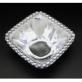 1294-BEADED SMALL SQUARE BOWL