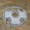 52057 WINE GLASS HOLDER W/ SWIRL DESIGN