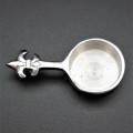 1196- PEWTER FDL COFFEE SCOOP