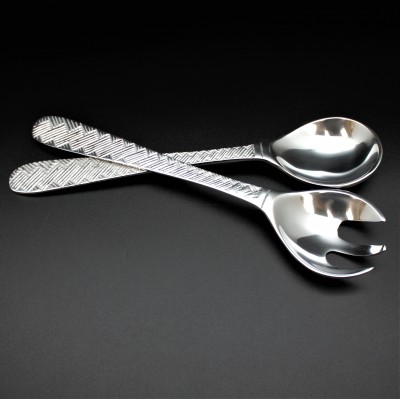 52047- SERVING SET W/ ROPE DESIGN