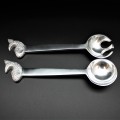 20584 - SERVER SET, 2 PCS, FISH DESIGN HANDLE