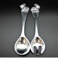 20043 - SPOON SERVER SET (2), RABBIT DESIGN