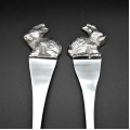 20043 - SPOON SERVER SET (2), RABBIT DESIGN