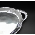 1282 - OVAL TRAY W/CRABS