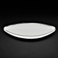 YM-244B-WHITE PORCELAIN SMALL OVAL TRAY (MINIMUM 2)