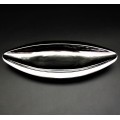 YM-244A-SILVER PORCELAIN SMALL OVAL TRAY (MINIMUM 2)