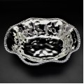 SC312A-SILVER PORCELAIN BEADED BOWL (MINIMUM 2)