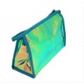 9171 -AQUA HOLOGRAPHIC COSMETIC BAG