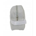 9237- WHITE CROWN COSMETIC BAG
