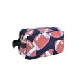 9240- NAVY FOOTBALL COSMETIC BAG