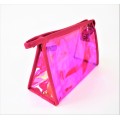 9171 -HOT PINK HOLOGRAPHIC COSMETIC BAG