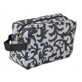 12004- WHITE AND GREY COSMETIC POUCH