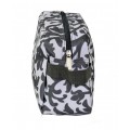 12004- WHITE AND GREY COSMETIC POUCH
