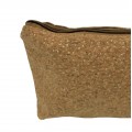 9175CG - CORK AND GLITTER POUCH COSMETIC SMALL BAG