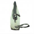 9172 - GRAY NET SEE THROUGH COIN POUCH OR COSMETIC/MAKEUP BAG